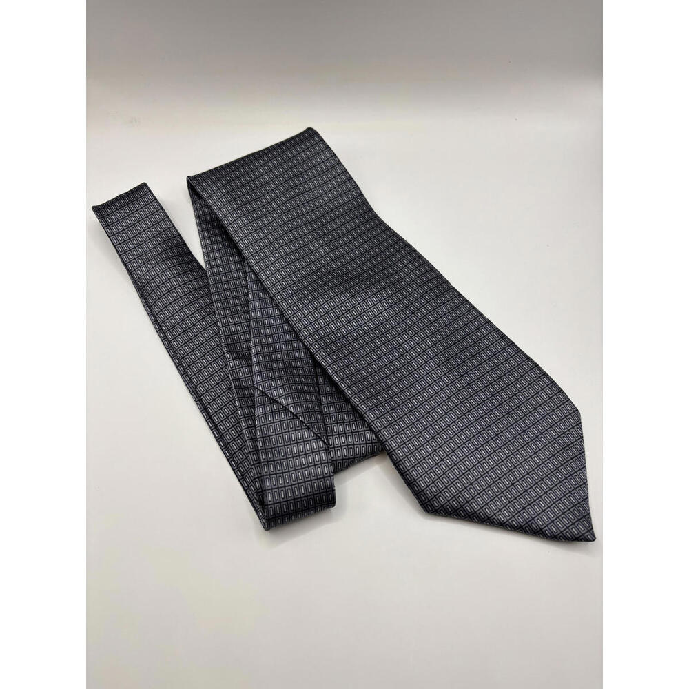 JONES NEW YORK Men's Silk Tie - Stylish Gray Pattern